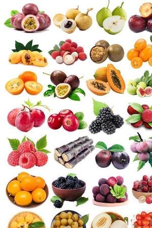水果盛宴 千姿百態，免摳圖素材全覽